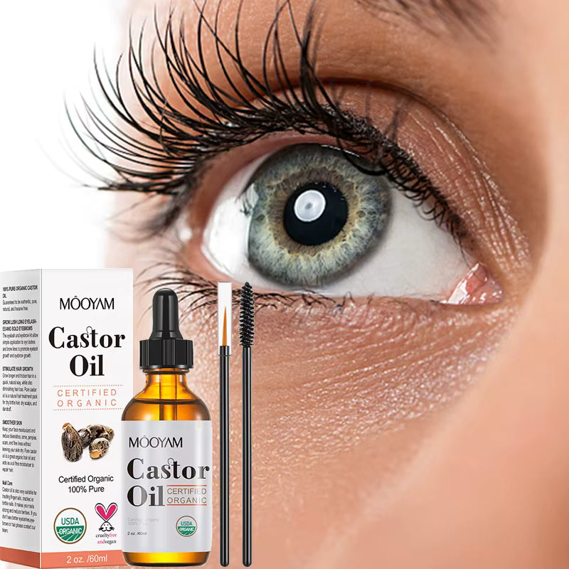 Aceite de Castor Orgánico Premium – 100% Puro y Prensado en Frío